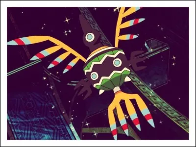 Cryptéro - Quand il devient chromatique, les parties en jaune deviennent (...), celles en bleues sont (...) et les parties vertes se changent en (...).