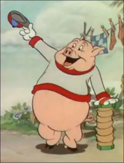 Peter Pig apparaît pour la première fois dans un Silly symphonie : " La petite poule avisée" au côté de quel grand personnage Disney ?