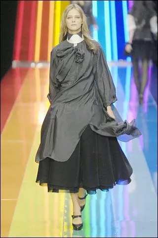 De qui est cette cration sombre sur fond de couleur ?