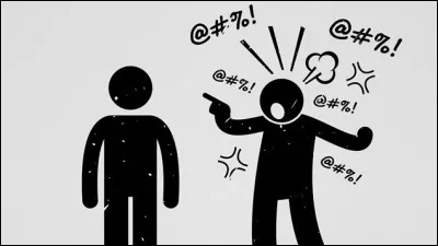 Et enfin, une personne t'insulte. Que fais-tu ?