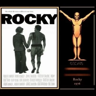 Combien d'Oscar le premier Rocky a-t-il remportés en 1977 ?