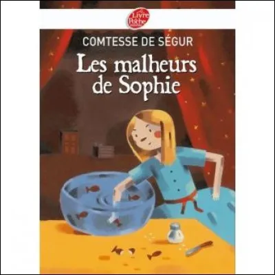 Dans le chapitre suivant, Sophie découpe naïvement les poissons adorés de sa mère. Alors, elle décide de mentir et de dire qu'il se sont entretués et elle court dans sa chambre. Mme de Réan accuse alors le domestique chargé de nourrir les poissons. Mais comment s'appelle-t-il ?