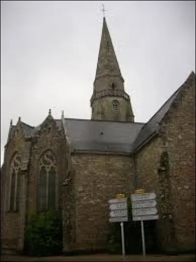 Voici l'église Saint-Denis de Saint-Gravé. Commune Morbihannaise, elle se situe en région ...