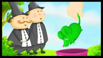 Quel animal courait dans l'herbe et &eacute;tait de couleur verte dans la c&eacute;l&egrave;bre comptine ?