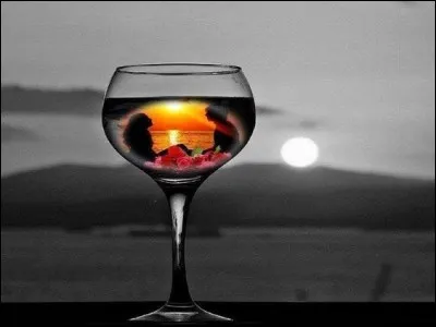 Comment est le verre dans la philosophie positive qui permet de conserver le moral ?