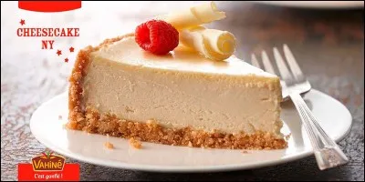Gâteau sucré au fromage blanc, "made in USA", rime avec...