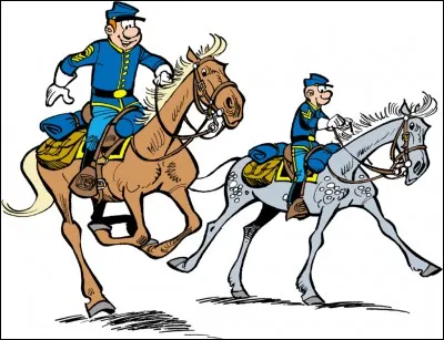 Quel animal Arabesque est-il dans "les Tuniques bleues" ?