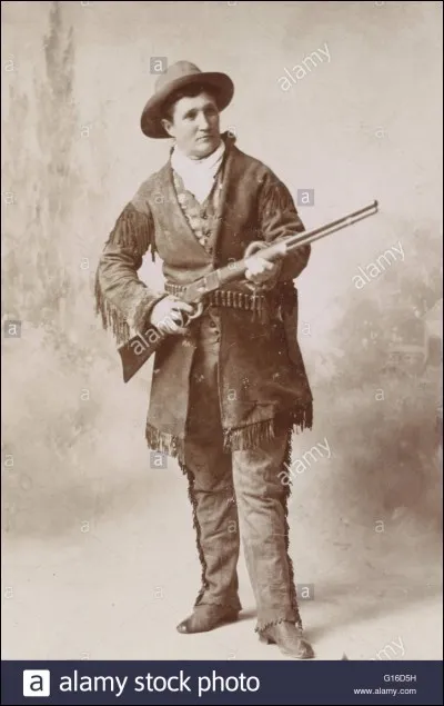 On peut la voir dans le célèbre album « Lucky Luke contre Joss Jamon ».
Comment s'appelle-t-elle ?