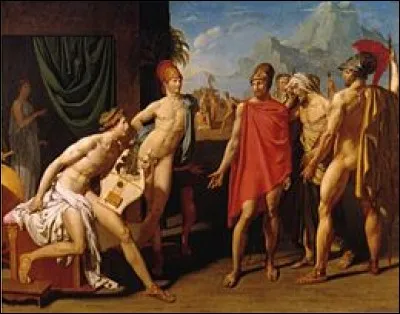 Qui a peint "Achille recevant les envoyés d'Agamemnon" ?