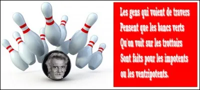 Quelle est la bonne réponse ?