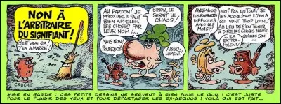 Eh bien justement : faite ce retour et, en lisant les initiales des questions 1 &agrave; 8, vous aurez le nom de l'auteur de ces petits dessins ! Alors ?