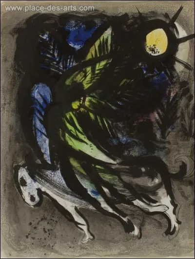 Ceci est "L'ange survolant la for&ecirc;t d'Eden" de :