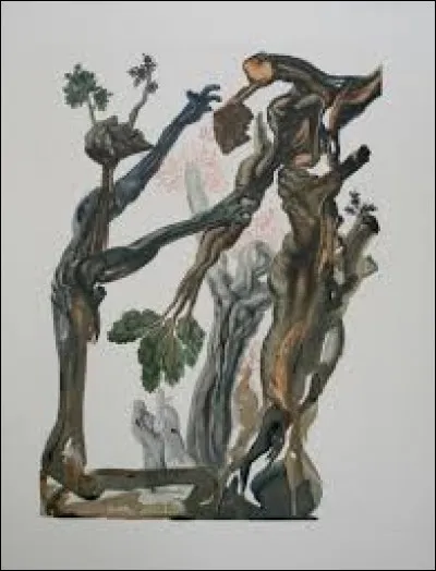 Cette estampe est "La for&ecirc;t des suicid&eacute;s", sign&eacute;e par :