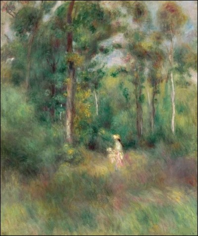 Qui a peint "La forêt de Marly" ?
