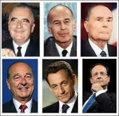 Lequel des ces trois présidents de la République française n'a pas fait 2 mandats ?