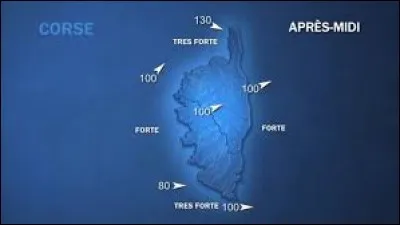 Lequel de ces vents souffle en Corse ?