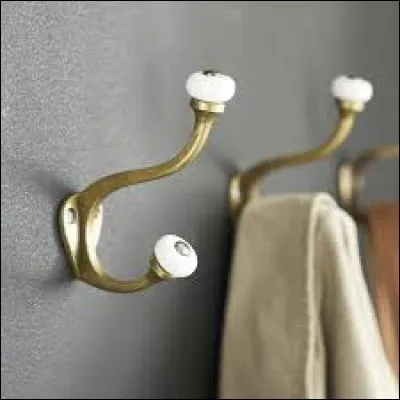 Et qu'en est-il du mot patère ?