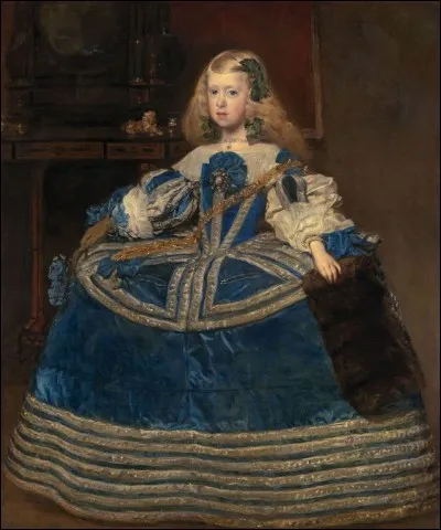 Qui a fait le portrait de l'Infante Marguerite en bleu ?