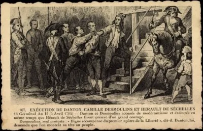 Camille Desmoulins aurait dit un dernier mot avant sa mort. Qu'est-ce donc ?
