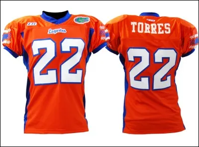 De quelle couleur est le maillot de foot d'entraînement ?