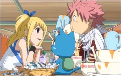 Où Natsu,Happy et Lucy se sont rencontrés ?