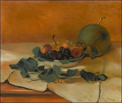 Qui a peint "Melon et fruits" ?