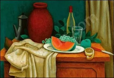 Qui a peint "La tranche de melon" ?
