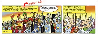 Terminons par un peu de culture : Une bataille historique contre Pompée nous est rappelée (sous le sparadrap... Tiens, le revoilà, celui-là !). Laquelle ?