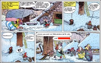 Astérix et Cléopâtre > Que dit Panoramix ? (Il y a encore ce !@פּו!ײַנ de scotch rouge... )