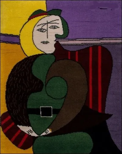 Qui a peint "Femme assise dans un fauteuil rouge" ?