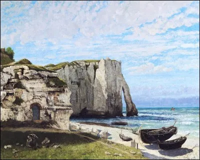 Qui a peint "La falaise d'Étretat après l'orage" ?