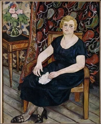 Qui a peint cette dame et ce fauteuil ?