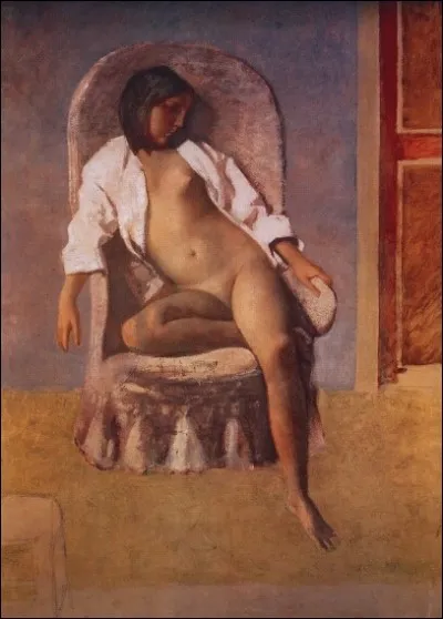 À qui doit-on ce nu dans un fauteuil ?