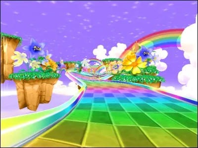 Cette Route Arc-en-ciel vient d'un jeu un peu spécial. Lequel ?