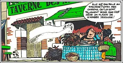 Comme tout finit par des chansons, ne dérogeons pas à cette tradition ! Quelle mélopée s'échappe de la « Taverne des Nautes » ?