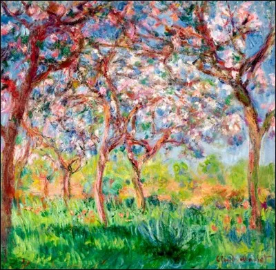 Qui a peint, en 1886, ce tableau "Printemps à Giverny" ?