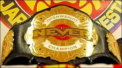 Qui est le premier titulaire du NEVER Openweight Championship ?