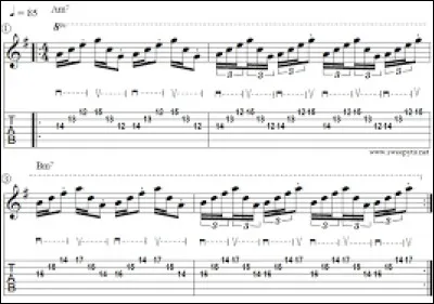 Le mot arpège est ...