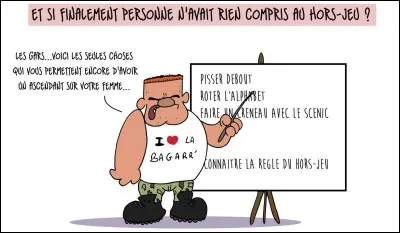 Citer la discipline sportive où l'on retrouve la règle dite du "hors-jeu" :