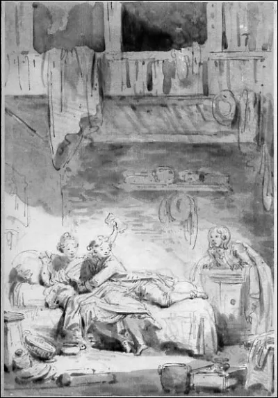 Mais il faut compter avec la perfidie du dieu Soleil qui montre l'infidèle à Vulcain, l'époux bafoué : l'ombrage du bois abrite les amants.