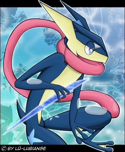 Amphinobi est le Pokémon :