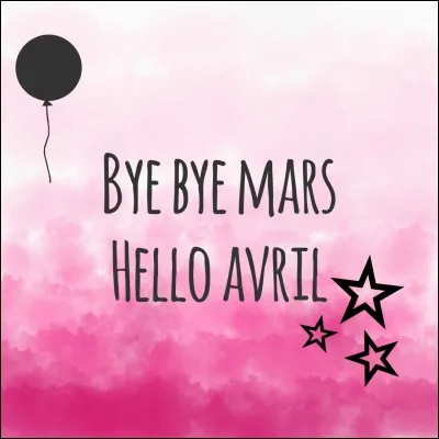 Comment dit-on avril en anglais ?