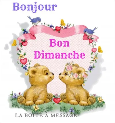 Comment dit-on dimanche en anglais ?