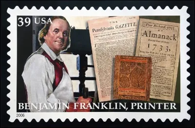 Sous son administration, la "Pennsylvania Gazette" publia une fois par semaine, des chroniques qui en firent le journal le plus lu de l'Amérique coloniale.
Il publia son '' Almanack Poor Richard '' à plus de 10 000 exemplaires par année pour la colonie, de 1732 pour encore 25 ans, assurant son succès financier.