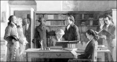 La "Library Company of Philadelphia" fut créée le 1er juillet 1731, avec 50 abonnés.
Les efforts de B. Franklin étaient toujours orientés pour le bien de sa communauté : il a toujours été l'avocat de la justice et de la liberté.
Homme des lumières, franc-maçon de tradition britannique, précurseur des « encyclopédistes », il est aussi un prolifique inventeur.