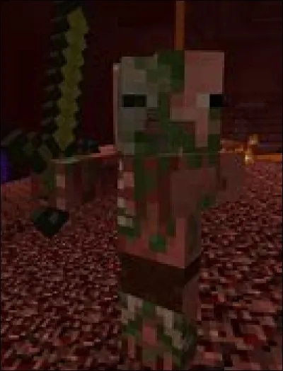 Comment tuer un cochon zombie juste en le poussant ?