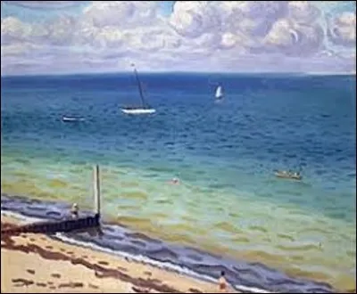 Peinture : 
Quel peintre postimpressionniste, également fauviste, a exécuté, en 1935, cette huile sur toile intitulée ''Le Pilat'', aussi appelée ''Le Pyla'' ?