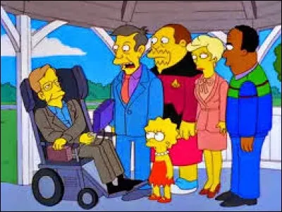 Quel est ce dessin animé où l'on peut voir Stephen Hawking ?