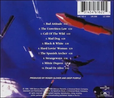 L'album de la question précédente s'appelle "Perfect Strangers". Quel est le nom du suivant ?