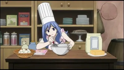 Juvia sait-elle faire un gâteau ?